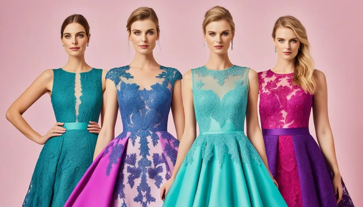 colourful wedding dresses