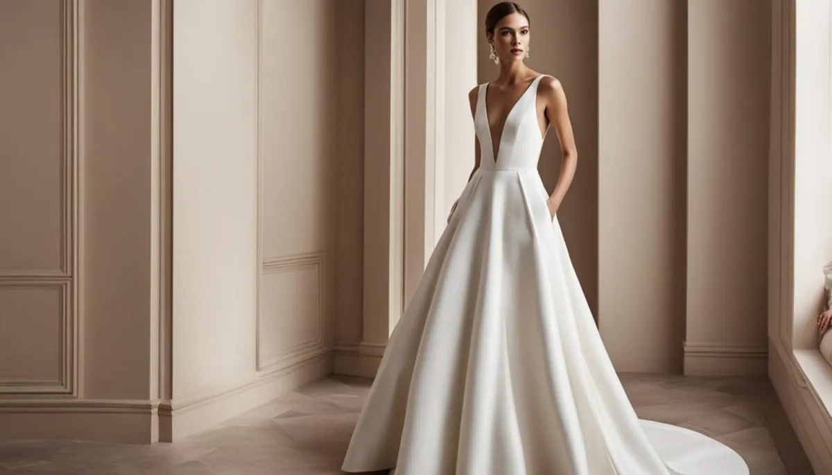 modern minimalist bridal designs