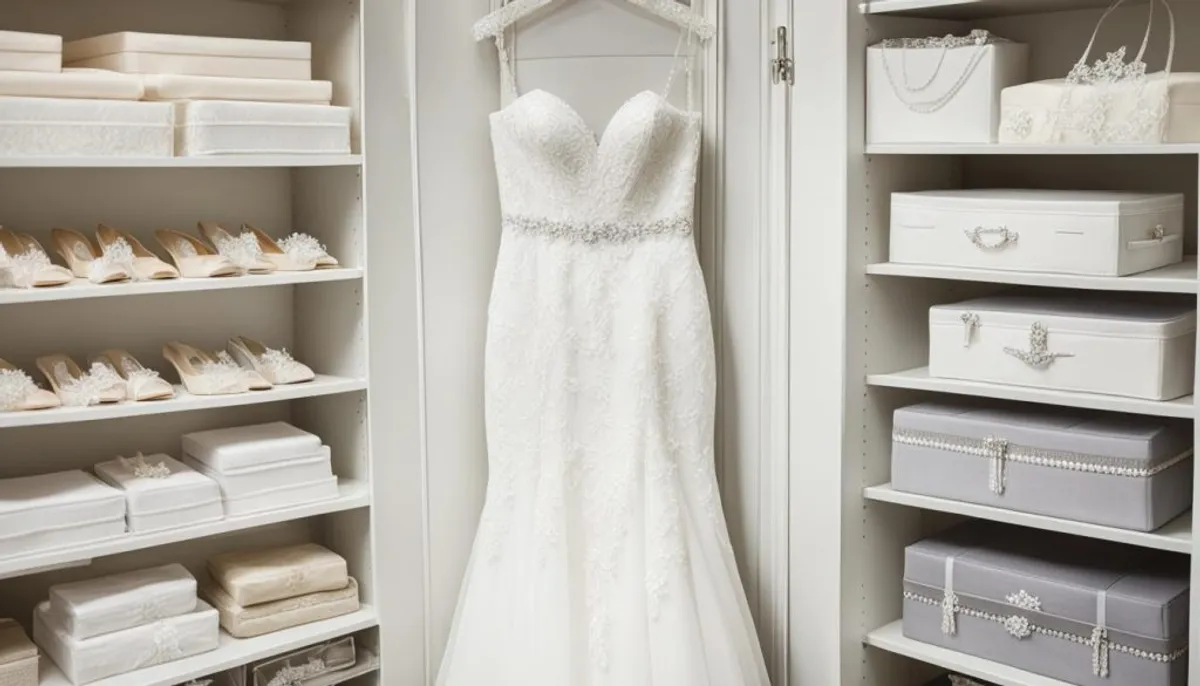 wedding dress storage