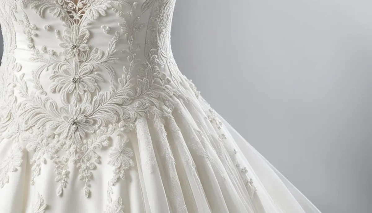 white wedding dress